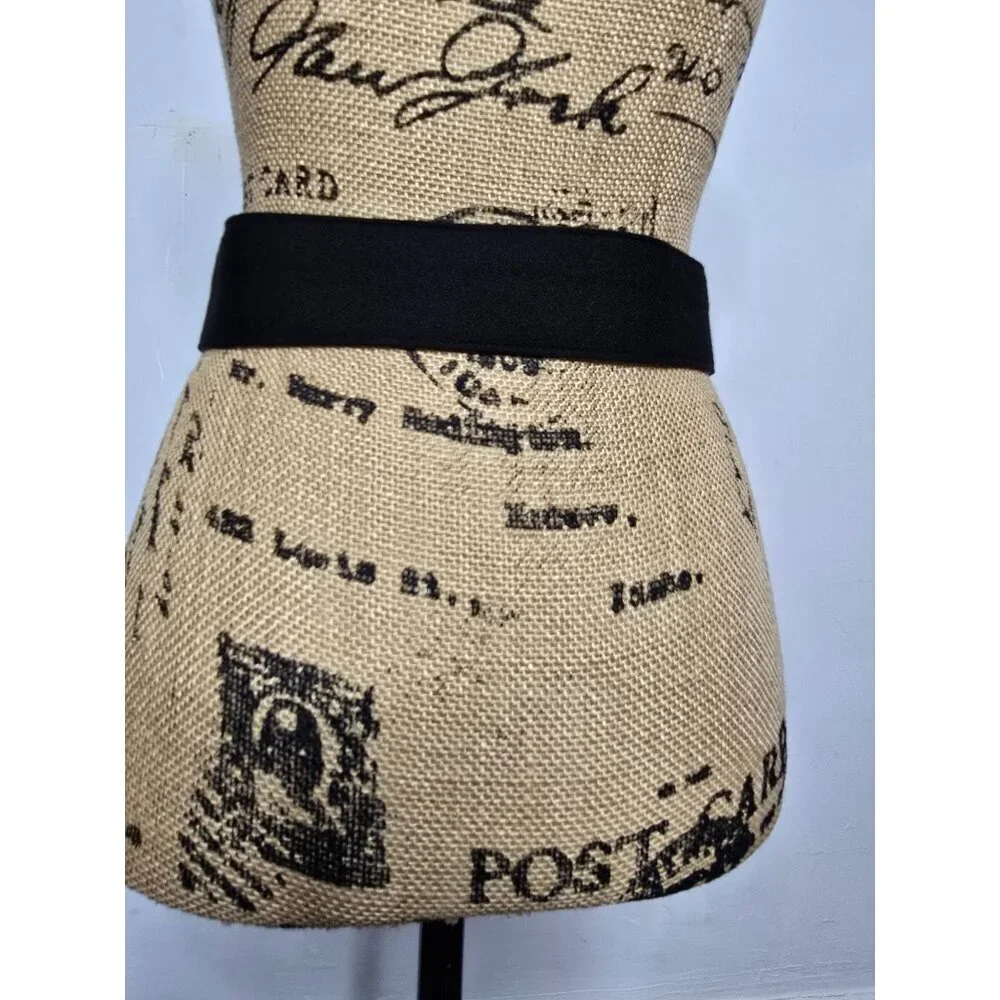 Vintage Black Chunky Bronze Belt - Picture 4 of 14